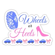 Wheels or Heels Gender Reveal Shirts SVG Graphic by Creative SVG Crafts ·  Creative Fabrica